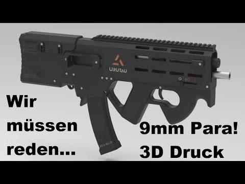 3D  Druck Maschinenpistole: Die Zerstörung des Waffengesetzes.