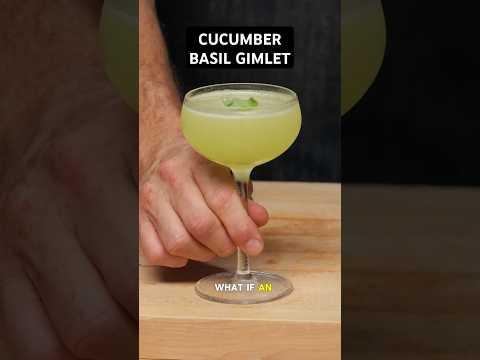 Summer Fresh, Cucumber Basil Gimlet