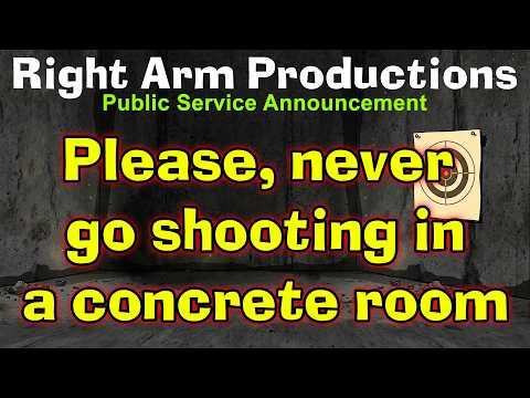 Public Service Announcements Series 2 012 Never Go Target Shooting In A Concrete Room Final