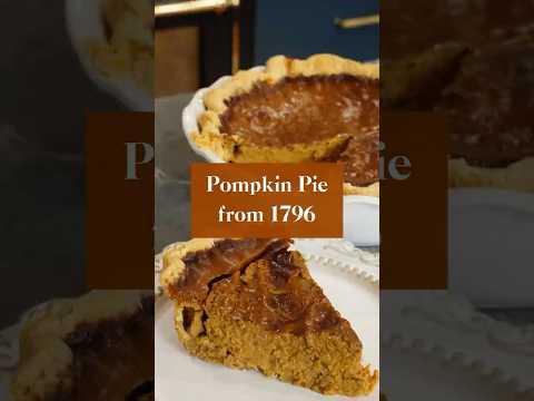 America’s First Pumpkin Pie Recipe