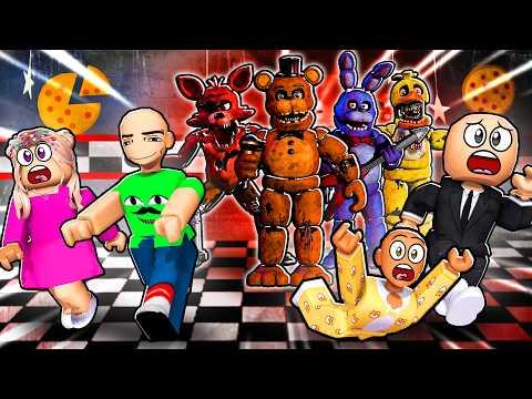 GOOD AND BAD ENDING OF FIVE NIGHTS AT FREDDY'S AND PIZZA PARTY | Roblox Funny Moments
