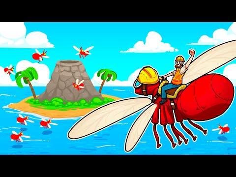 Engineering FLYING ANTS to colonize a new island!