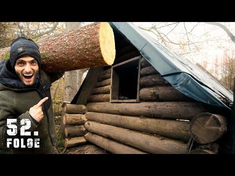 Die letzten BAUARBEITEN am BLOCKHAUS | Tag 52/100 autark