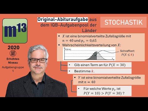 Abitur-Aufgabe: 2020 - STOCHASTIK -OHimi - erhöhtes Niveau - Aufgabengruppe 1