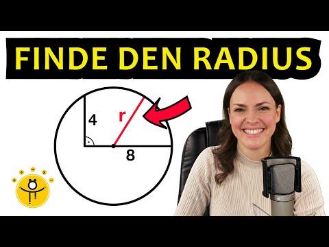 Wer kann es lösen? – Berechne den Radius!
