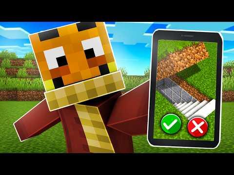Minecraft, aber ich habe ein Handy was BUNKER BAUEN kann