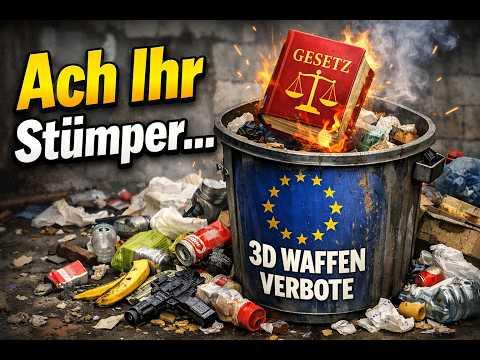 EU-3D-Waffen-Verbote: Nutzlos - der BEWEIS!