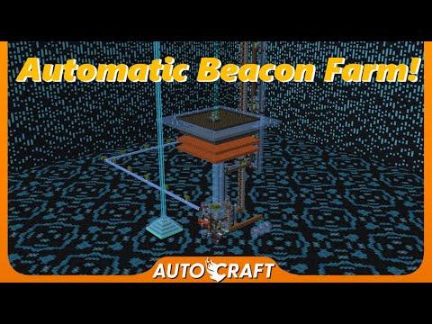Fully Automatic Beacon Farm In Minecraft! (AutoCraft ep. 129)