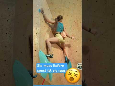 DARIA NESTERENKO spürt den Druck aber bleibt Eiskalt 🥶 | BOULDER BUNDESLIGA #bouldering