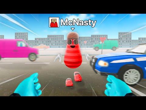 they made "walk into traffic" a game...
