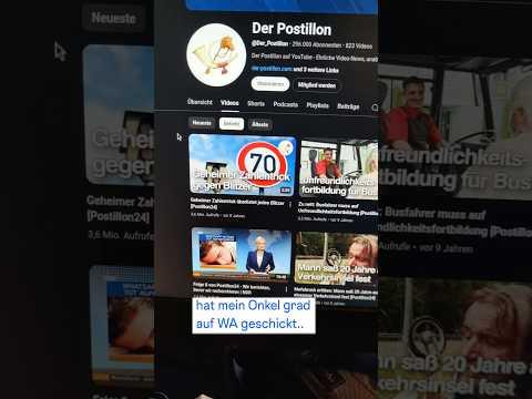 hat mein Onkel gerade auf WA geschickt