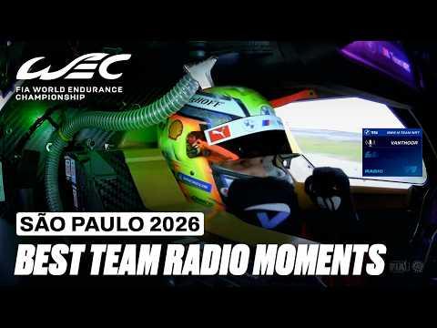 “I’ve Never Felt So Bad Before” - Best Radio Moments | Rolex 6 Hours of São Paulo 2026 | FIA WEC