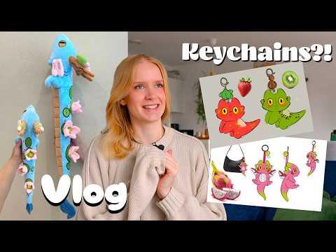 Kunst, Business & ganz viele Zweifel   - Cozy Work Vlog 🌻