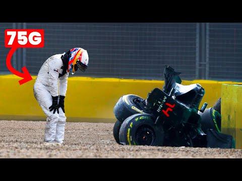 What Happens When F1 Drivers Crash at 75G?