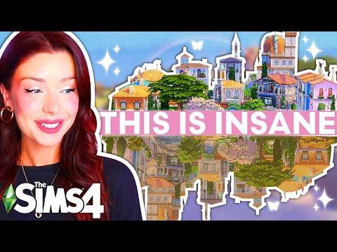 I Built an ENTIRE City Underground in The Sims 4