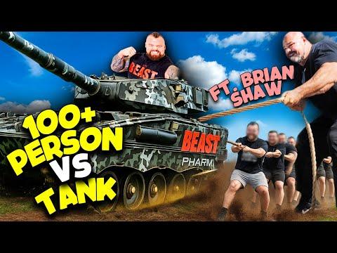 Tug of War VS  20 TON ARMY TANK | ft. Brian Shaw