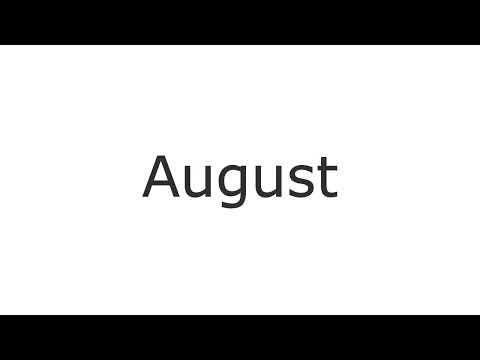 august