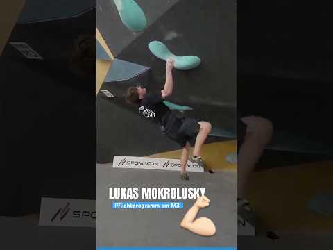 LUKAS MOKROLUSKY lässt den M3 in München extrem einfach aussehen 💪🏻 | BOULDER BUNDESLIGA #bouldern