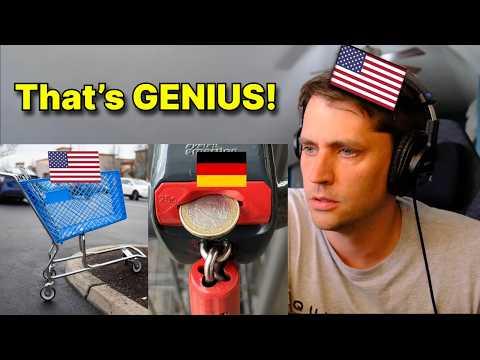American reacts to 9 German Things Americans Can't Comprehend
