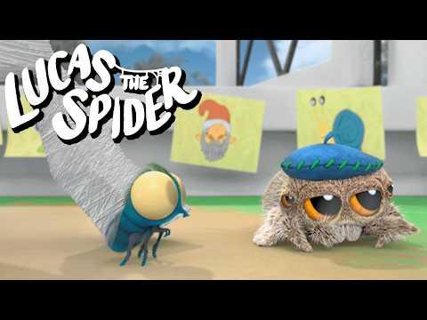 Lucas the Spider Tries to Deal with Art Opinions | Kids Cartoon