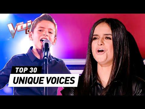 Most Surprising UNIQUE Voices on The Voice Kids
