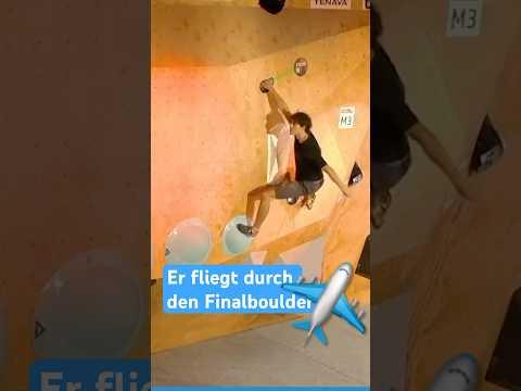 EMIL ZIMMERMANN ist am M3 nicht zu stoppen und flasht 🏆 | BOULDER BUNDESLIGA #bouldering