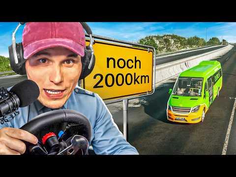 Die 2000km CHALLENGE | Fernbus Simulator