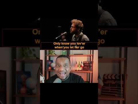 Como entender o inglês falado com a música let her go