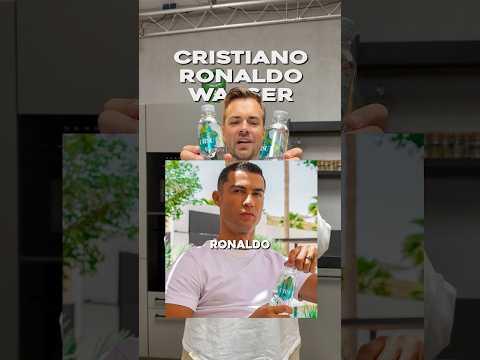 Wie schmeckt das Wasser von Cristiano Ronaldo? 💧🤤