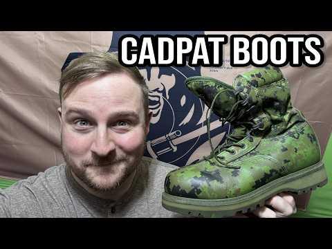 Prototype Rare CADPAT Combat Boots - Canada’s Weirdest Gear Experiment