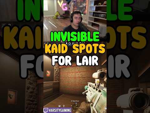 INVISIBLE KAID CLAW SPOTS (SIEGE SCHOOL) #shorts
