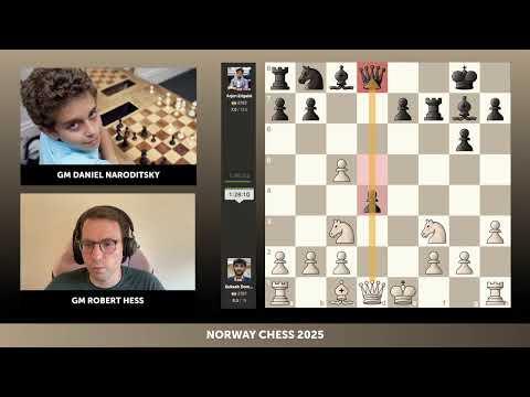 Norway Chess Day 7 with GM Hess and GM Naroditsky!! |!support |!schedule