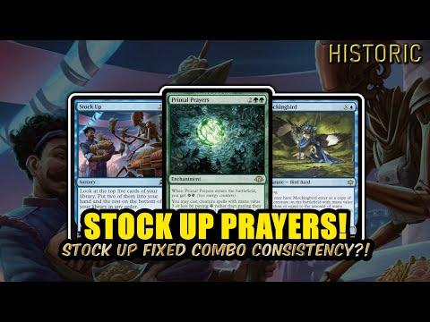 Stock Up FIXED the Combo!? Bant Prayers Combo | Historic BO3 | MTG Arena