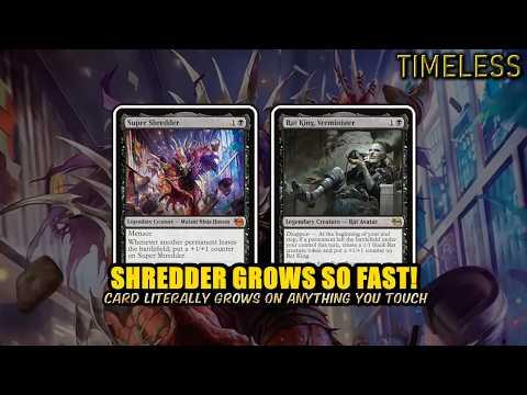 Super Shredder Is Literally Moonshadow on Steroids | RB Moonshadow | Timeless BO3 | MTG Arena