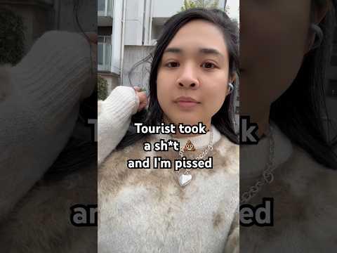 Tourist poops in Japan and now I’m mad