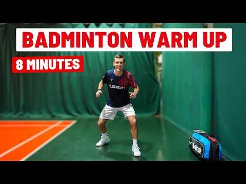 8 Minute Badminton-Specific Warm Up (Follow Along)