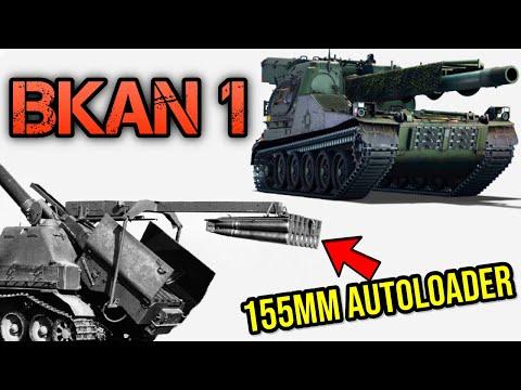 The Swedish Bandkanon 1 'Bkan' 155mm Artillery Vehicle | RAPID FIRE SELF-PROPELLED GUN 💥☄️