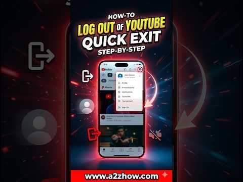 How Do I Log Out of My Youtube Account? #youtube #tutorial #howto