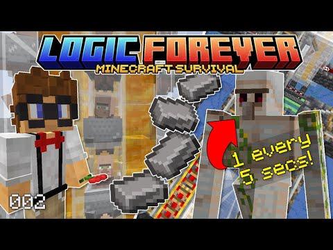 Goofy Iron Farm - Logic Forever: Ep #2 - Minecraft 1.21 Let's Play Survival