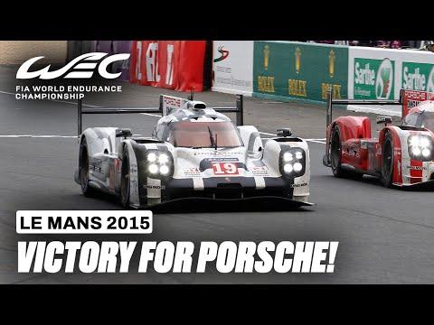 Porsche Wins In Style! | 2015 24 Hours Of Le Mans | Final 30 Minutes | FIA WEC