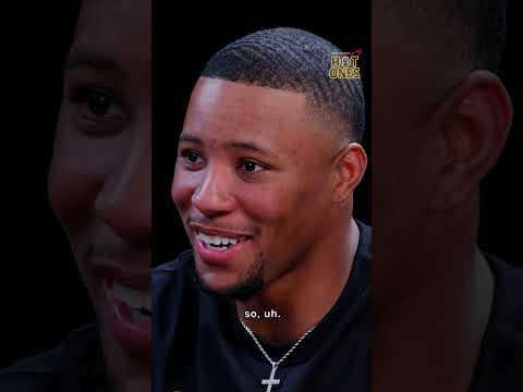 Saquon Barkley reacts to Kevin Hart spending "millions of dollars on pet eagles" 💀