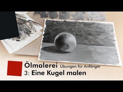 Ölmalerei – Einfache Übungen – 3: Kugel