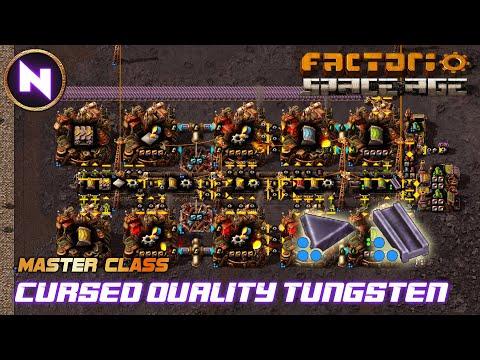 A New Approach To QUALITY TUNGSTEN (Carbide & Plates)  Factorio Space Age MASTER CLASS