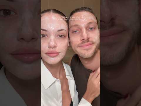 Lieben wir, oder? 🙈 #couple #skincare #routine