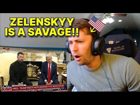 American reacts to Trump meets with Zelenskyy AGAIN