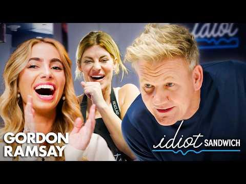 The Most CHAOTIC Idiot Sandwich Moments | feat. Lexi Hensler, Hannah Stocking & More | Gordon Ramsay