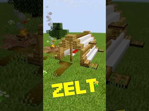 Zelt bauen in Minecraft | LarsLP #minecraft #viral
