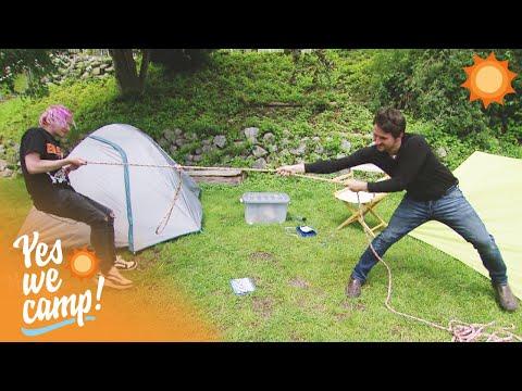 Survival of the fittest! 💪 Überlebenstechniken mit Stoffel und Kono! | Yes We Camp