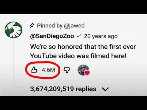 The most Liked comment on Youtube