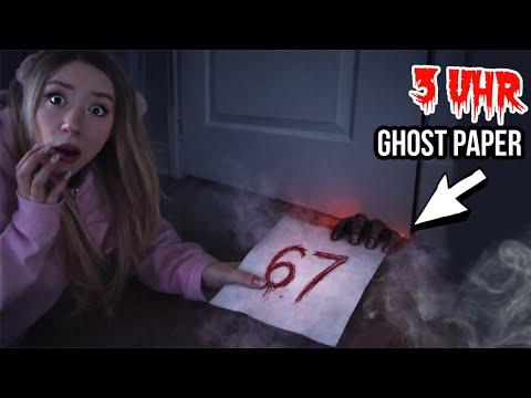 Mach niemals 67 Meme GHOST PAPER RITUAL alleine im VERFLUCHTEN ZIMMER MITTERNACHT (Größter FEHLER)